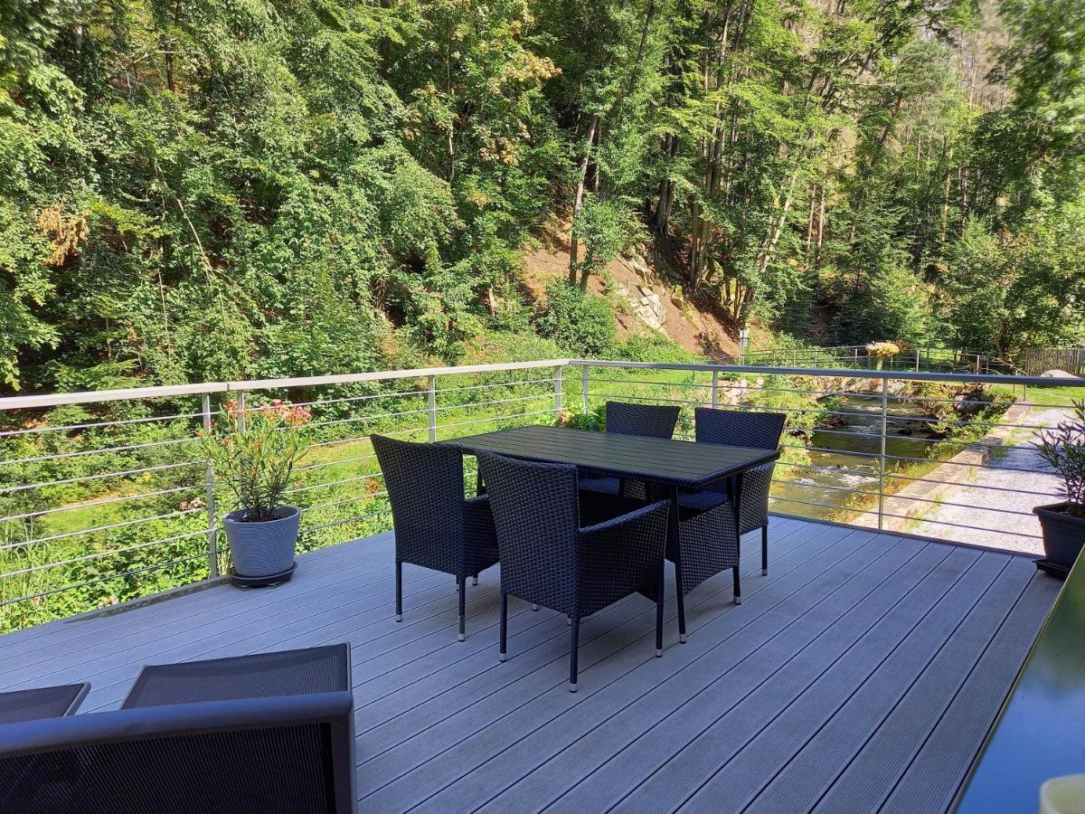 Ferienhaus Buschmuehle - Stolpen Buitenkant foto